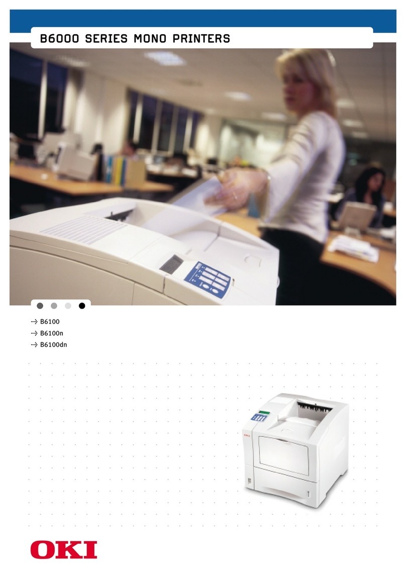 Oki B 6100 User manual
