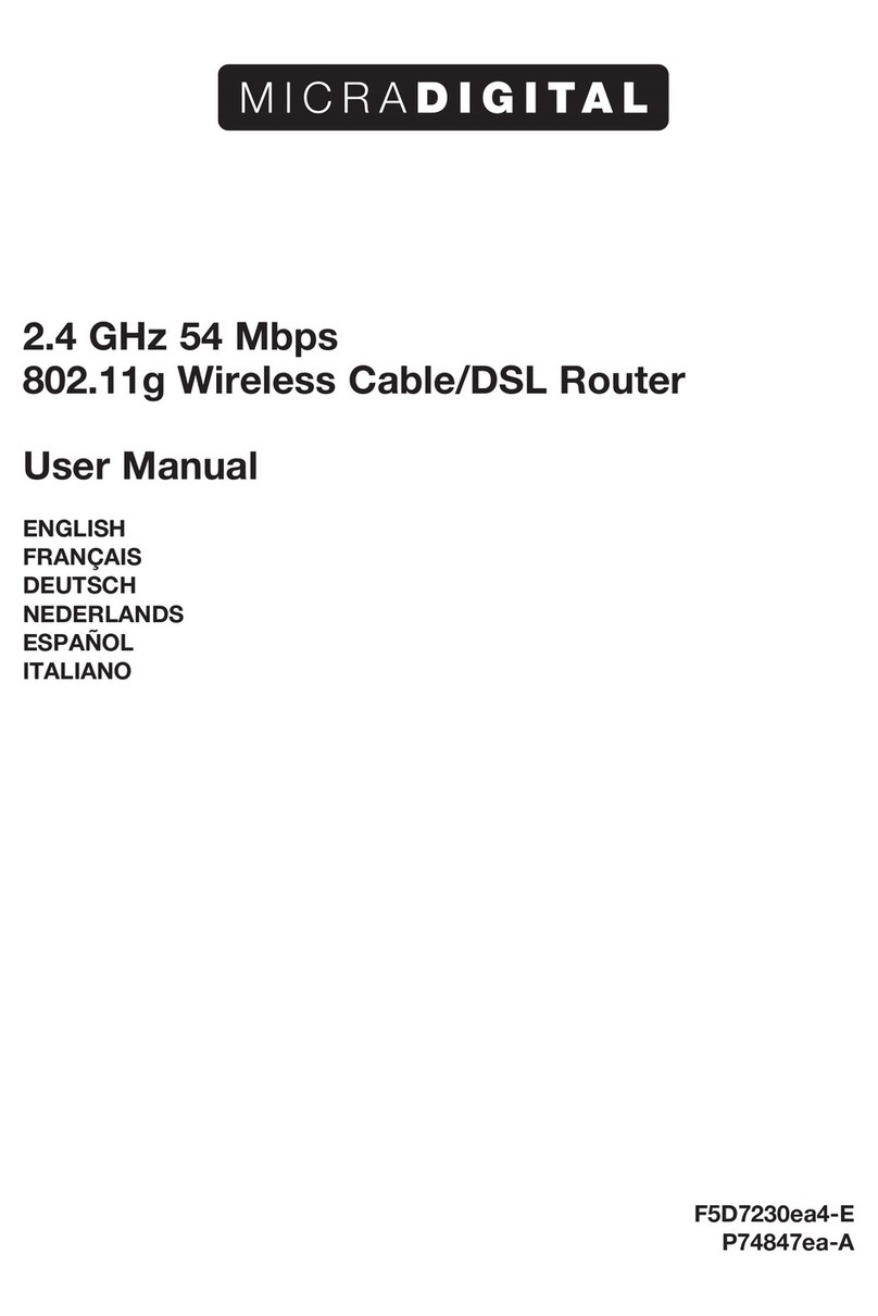 MICRADIGITAL 802.11g user manual