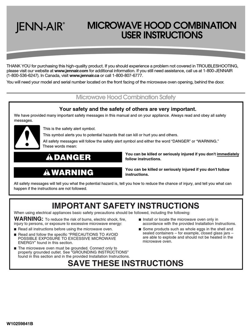 Jenn-Air W10259841B User manual