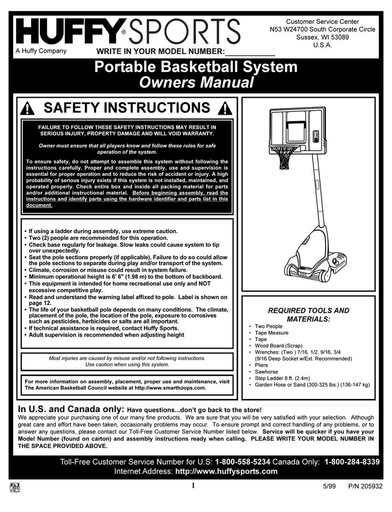 Huffy SKM 5200 owner's manual