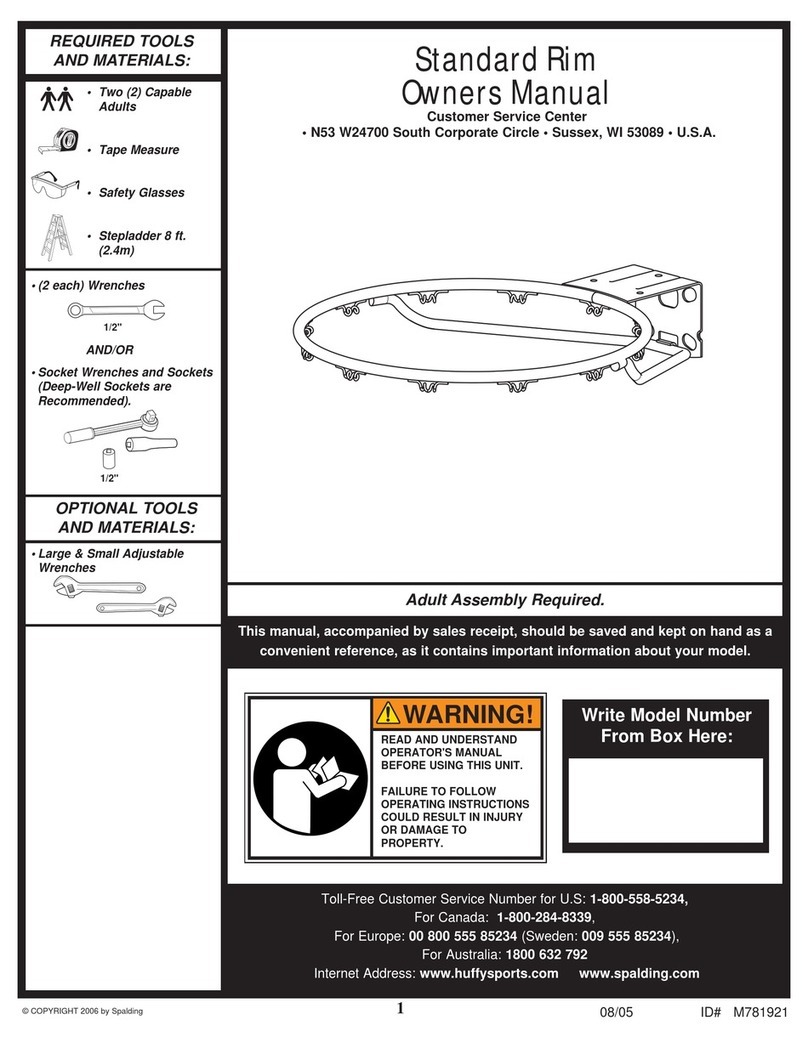 Huffy M781921 owner's manual