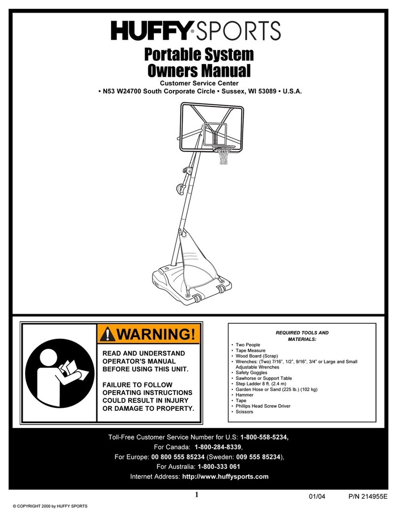 Huffy AR325W owner's manual