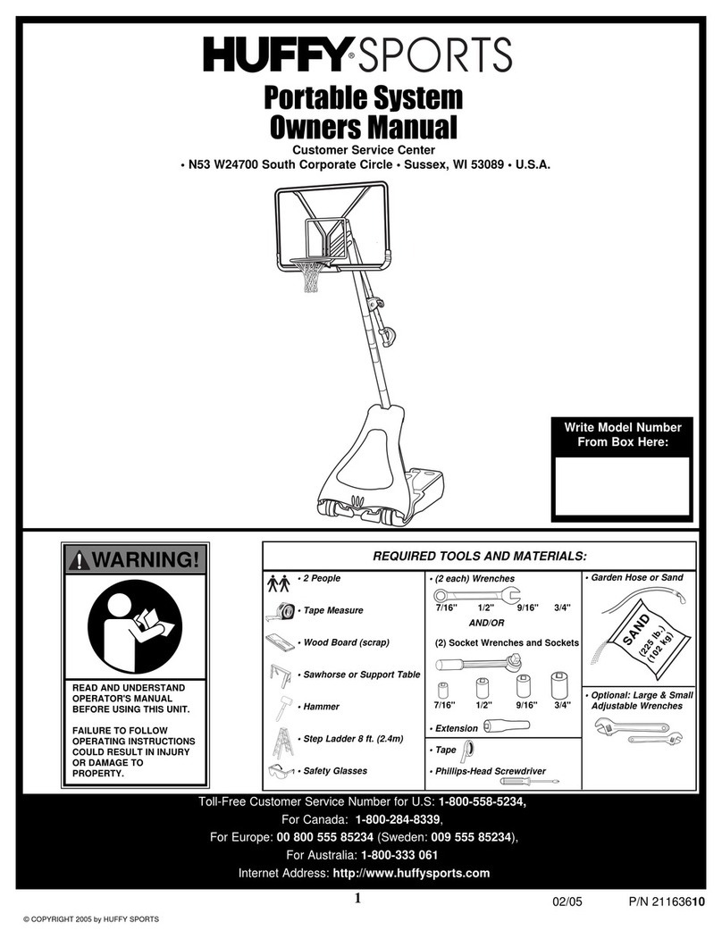Huffy 600 owner's manual