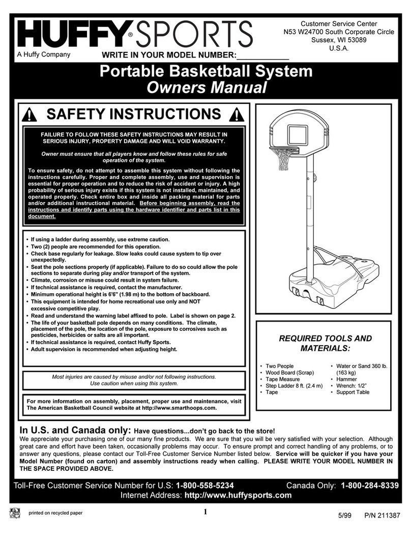 Huffy 211387 User manual Huffy 211387 User manual