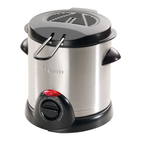 Presto Deep Fryer instructions