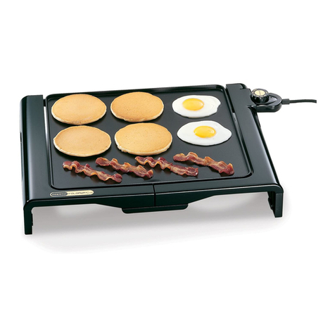 Presto Foldaway Griddle User manual Presto Foldaway Griddle User manual