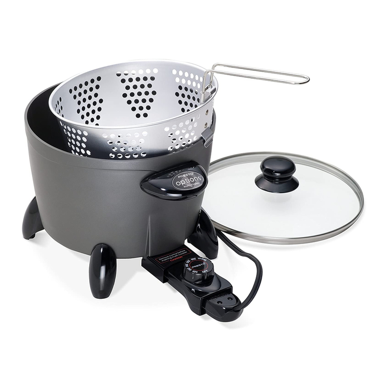 Presto Options multi-cooker/steamer User manual