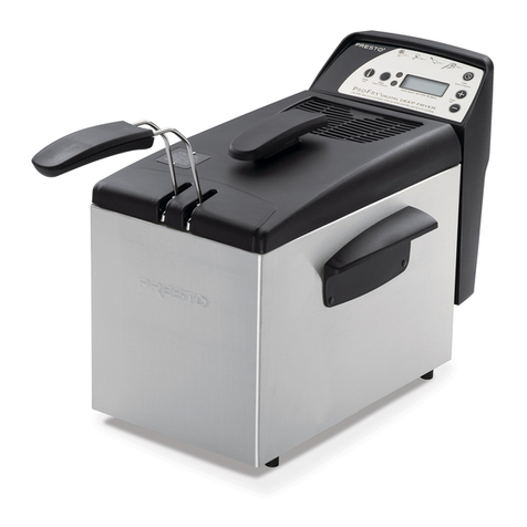 Presto Digital ProFry immersion element deep fryer User manual