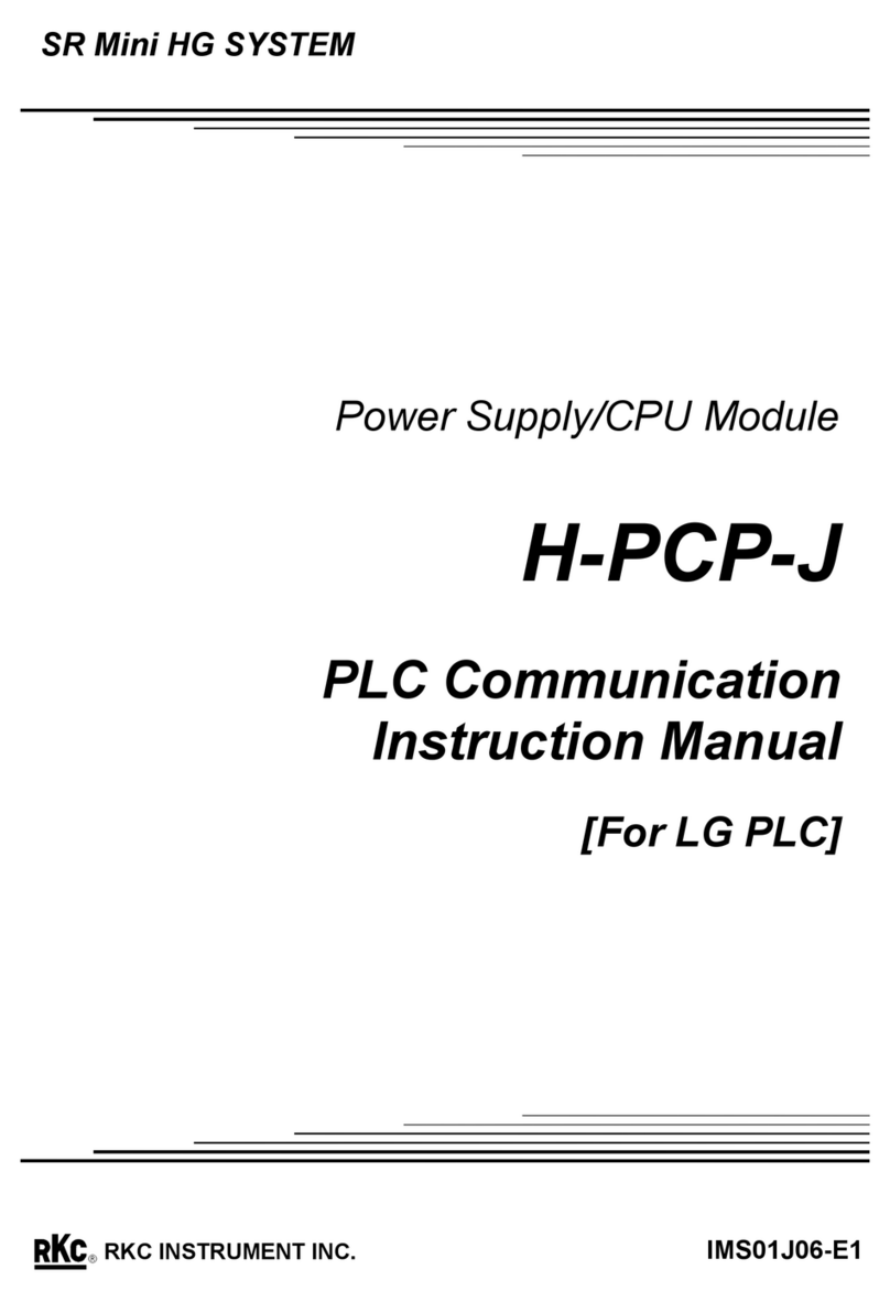 RKC INSTRUMENT SR Mini HG SYSTEM H-PCP-J instruction manual RKC INSTRUMENT SR Mini HG SYSTEM H-PCP-J instruction manual