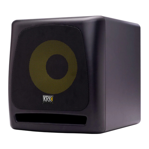 KRK 10S user guide