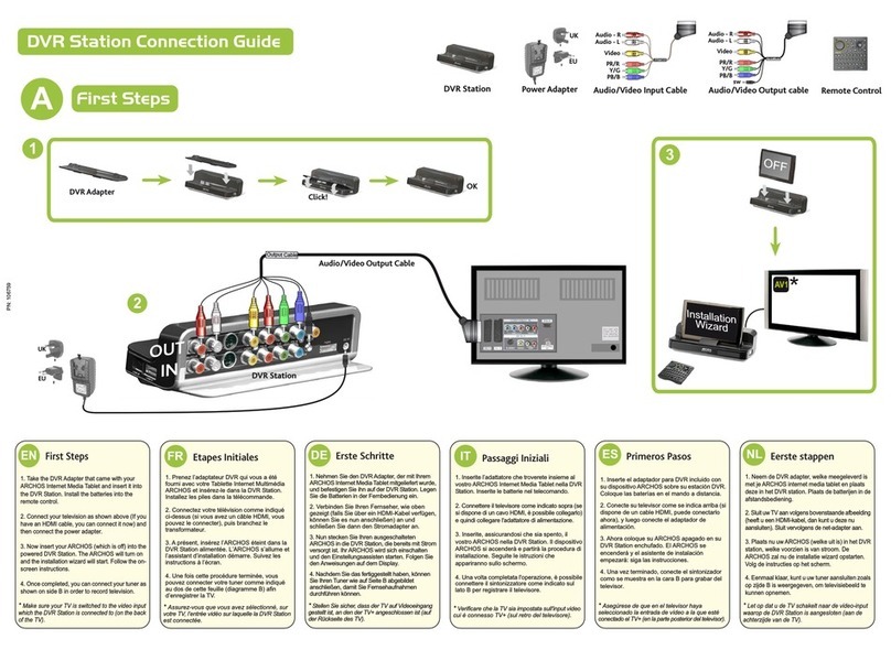 Archos DVR Station Instruction Manual