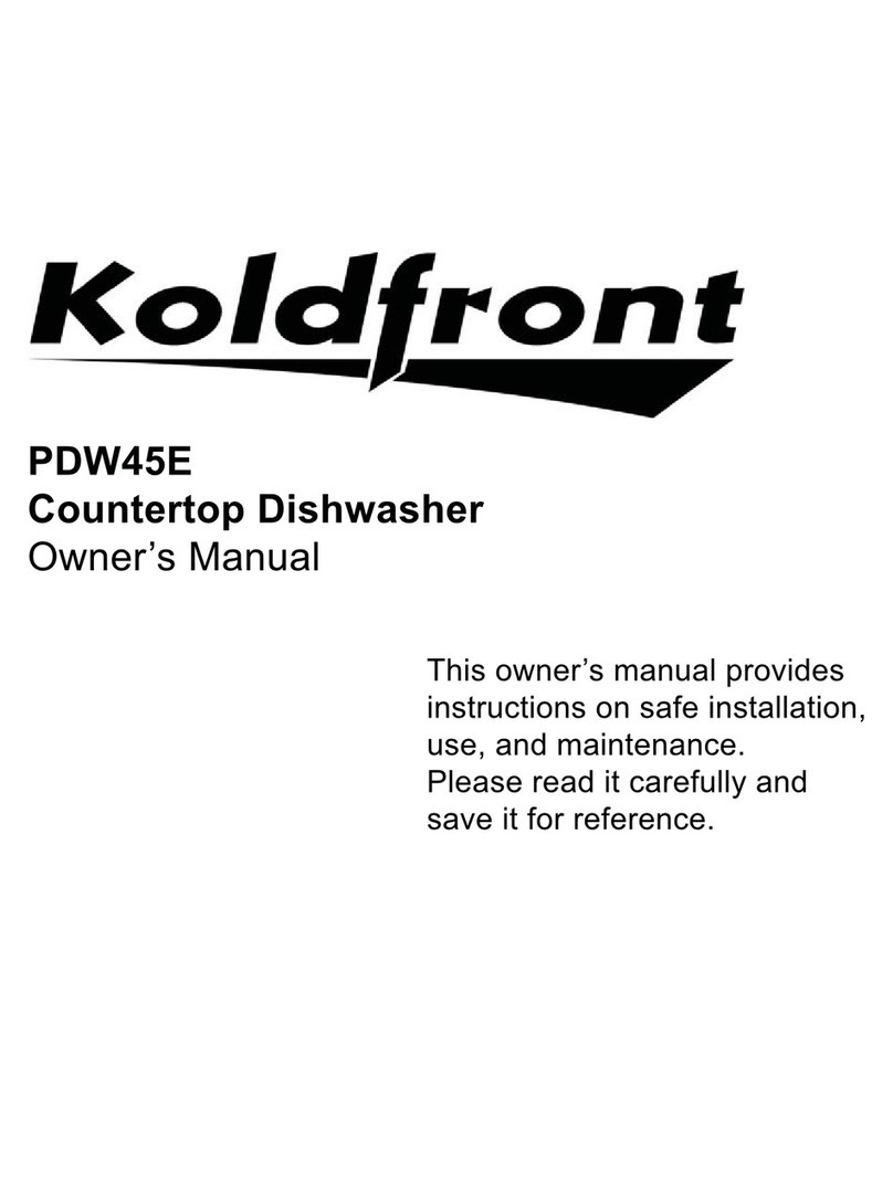 Koldfront PDW45E owner's manual