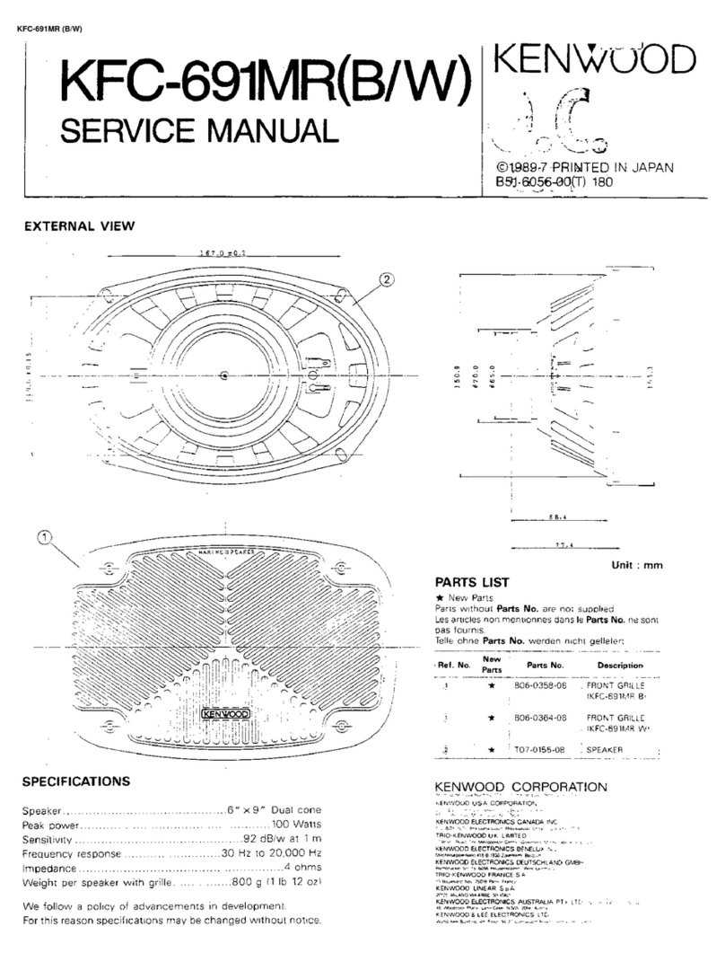 Kenwood KFC-691MR (B/W) Building instructions