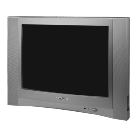 Hitachi C21-RF80S - 21" CRT TV Service manual