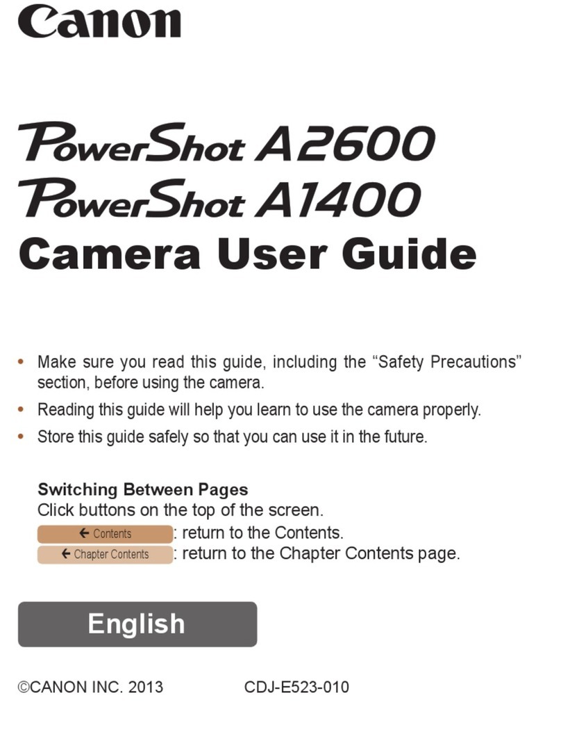 Canon PowerShot A2600 Service manual