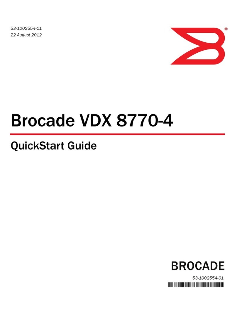 Brocade Communications Systems VDX 8770-4 quick start guide