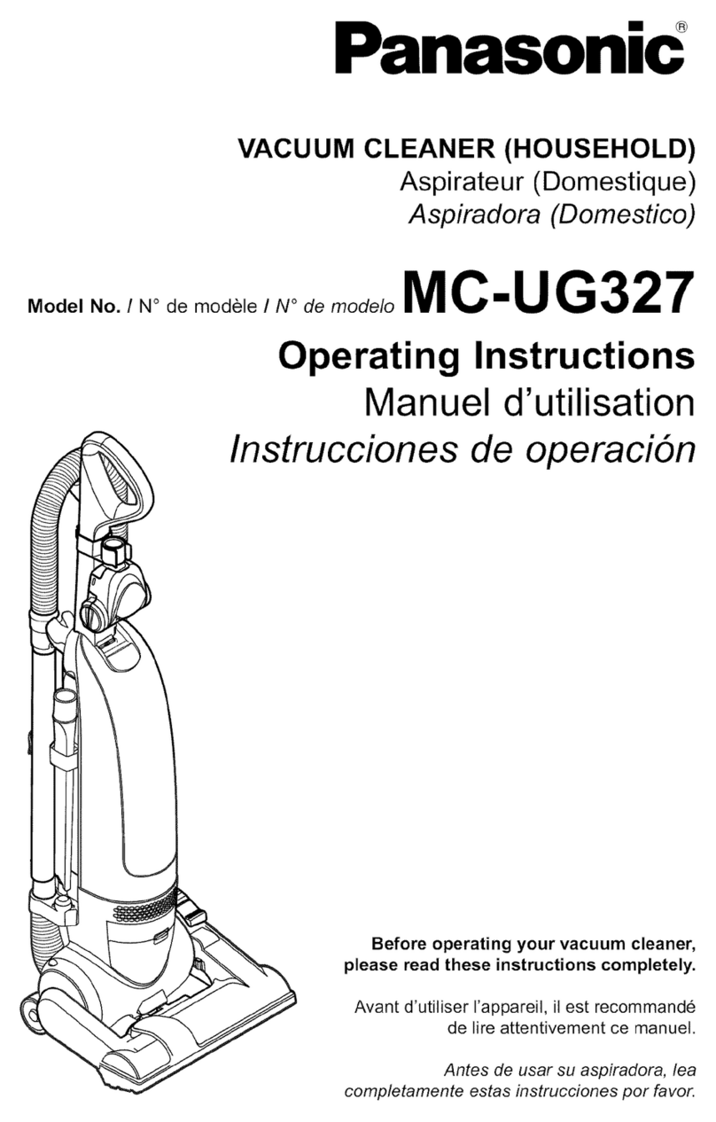 Panasonic MC-UG327 operating instructions