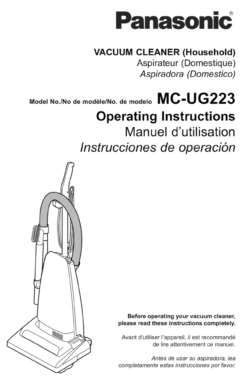 Panasonic MC-UG223 operating instructions