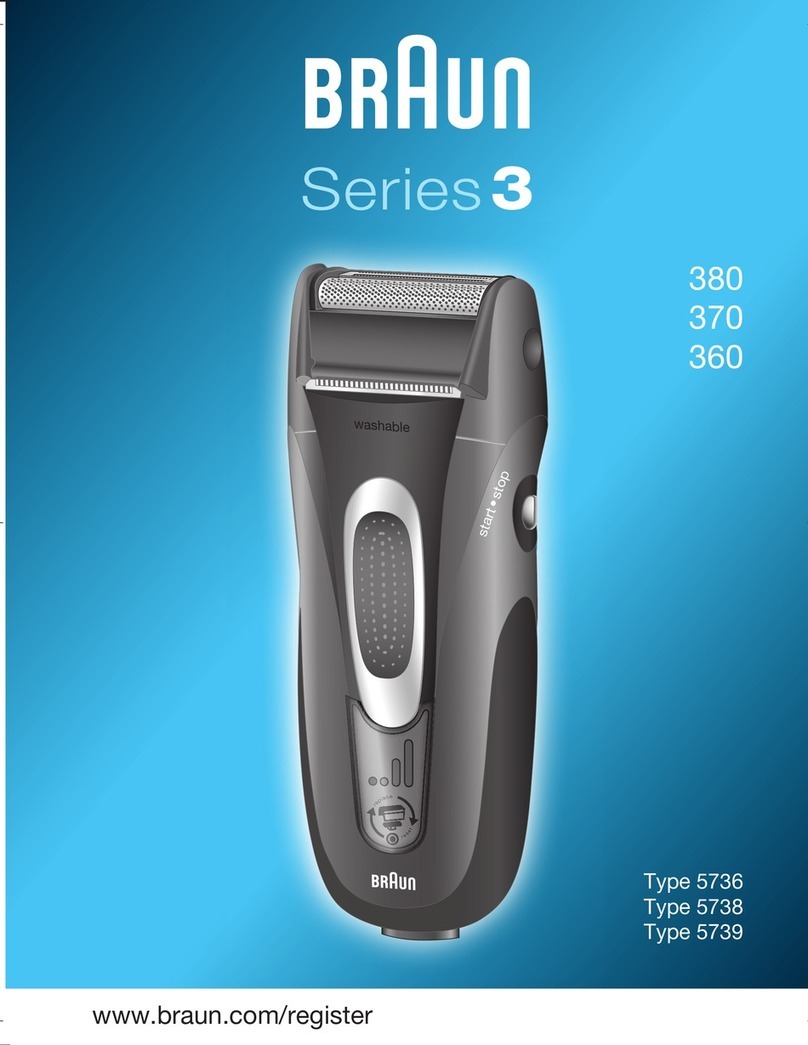 Braun SERIES 3 360 User manual