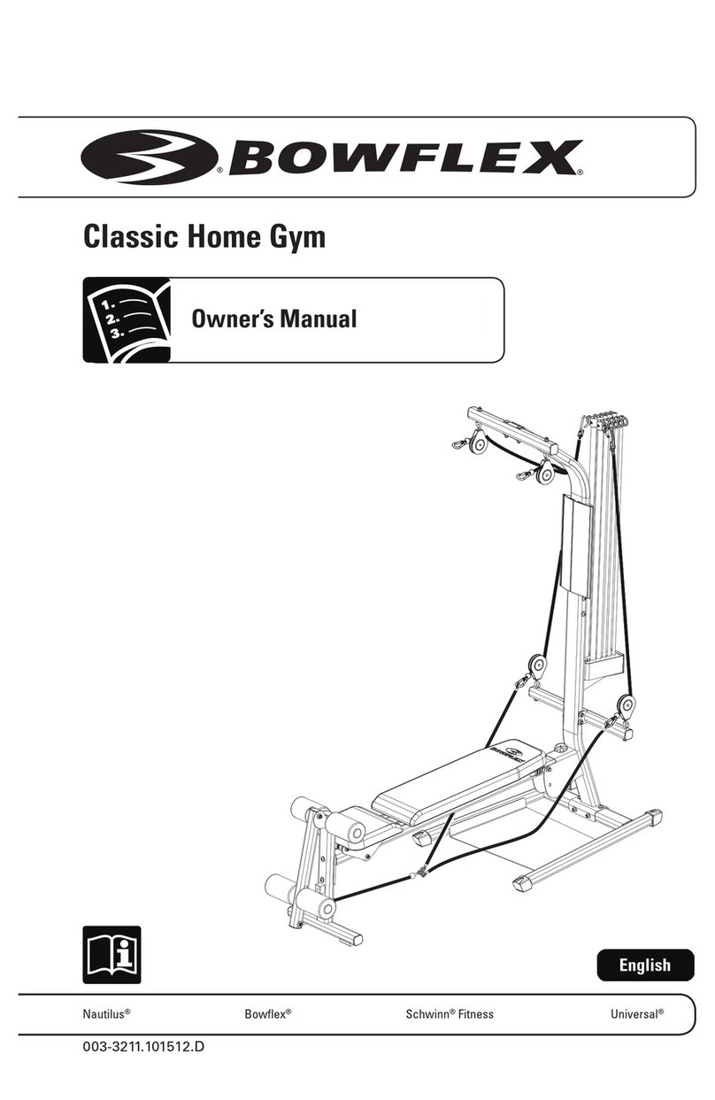 Bowflex Classic Home Gym User manual