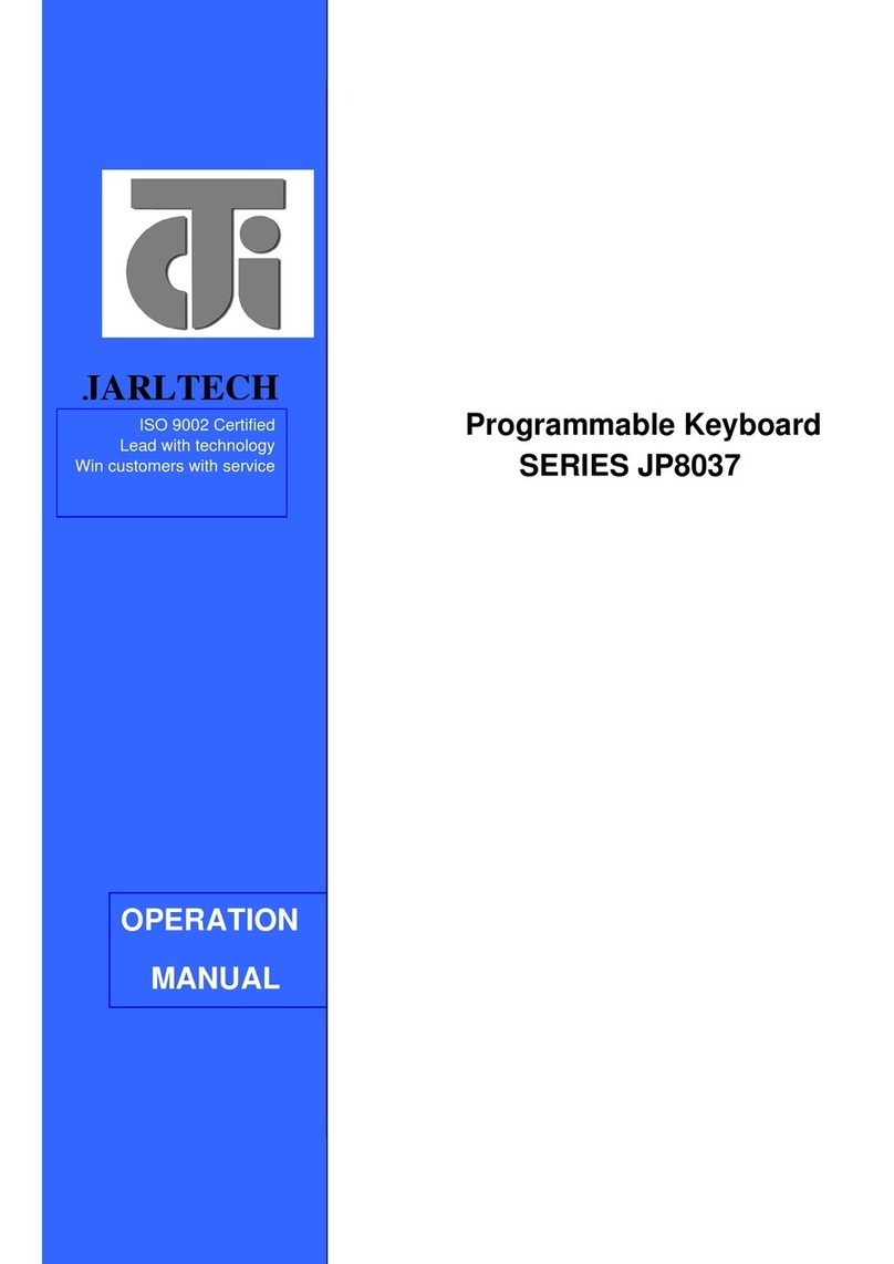 JARLTECH JP8037 Series User manual