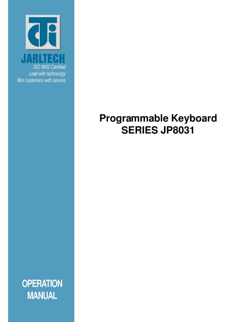 JARLTECH JP8031 series User manual