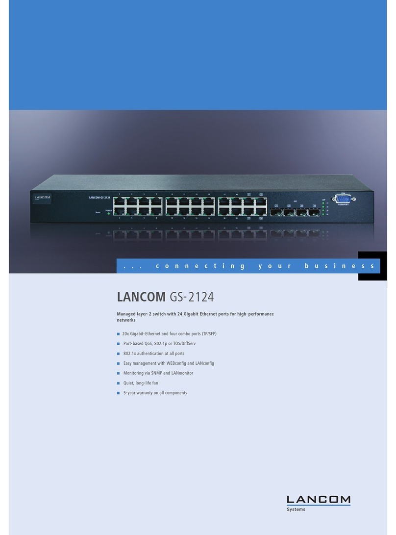 Lancom GS-2124 User manual
