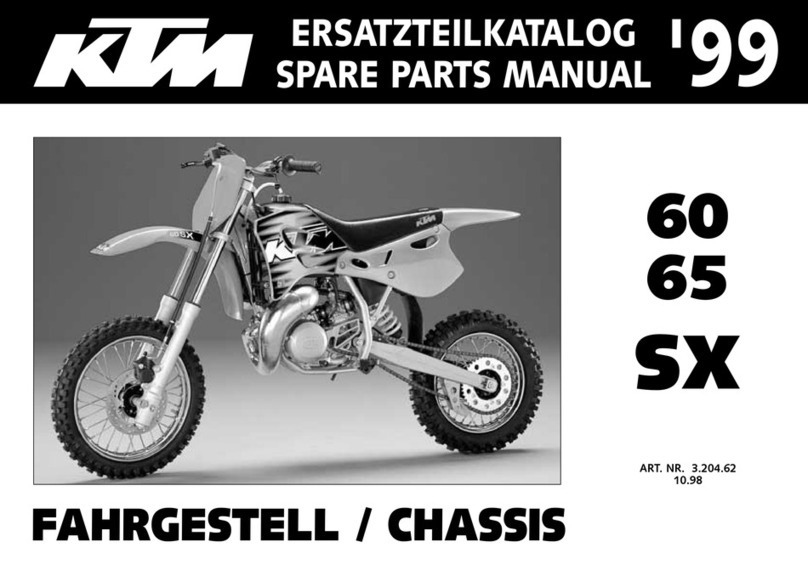 KTM 60 65 SX User manual