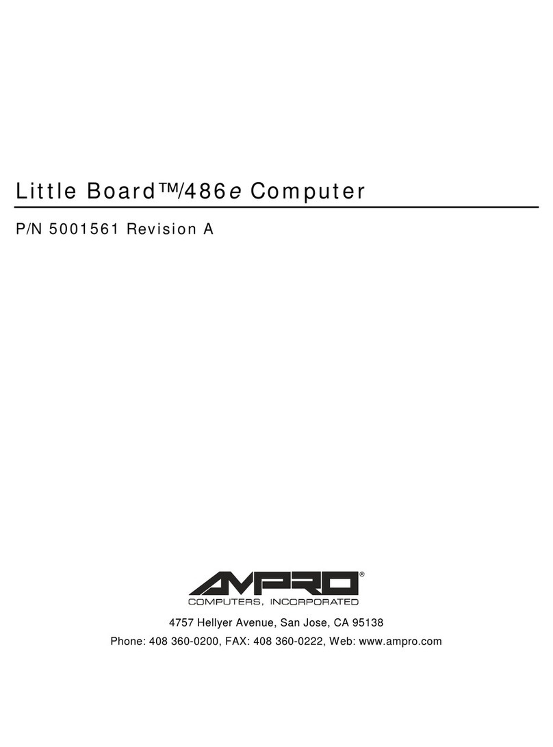 Ampro 486E P/N 5001561 Revision A User manual