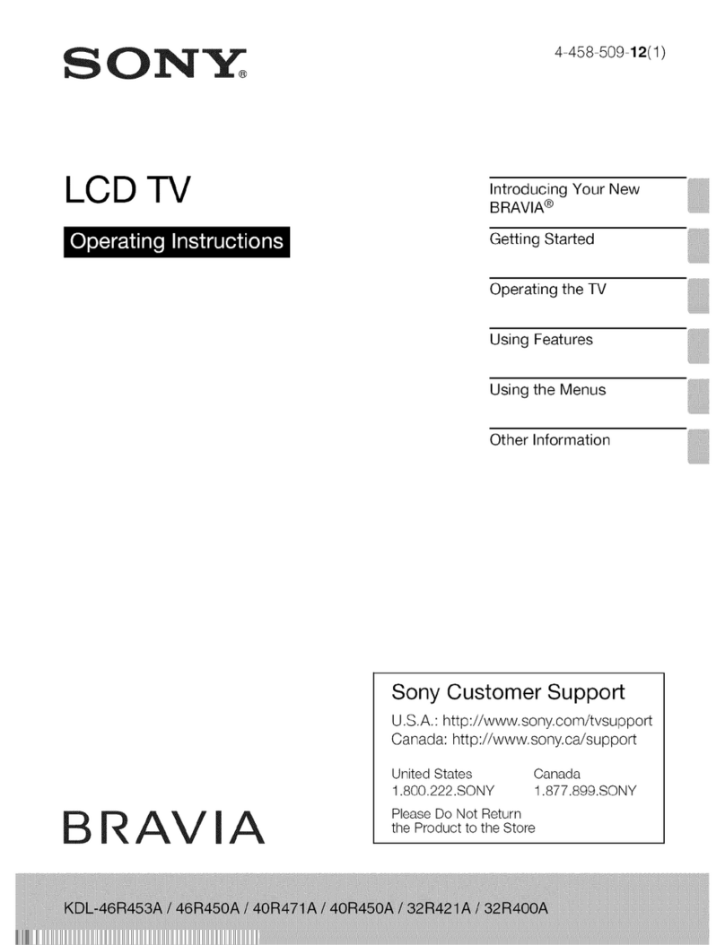 Sony Bravia KDL-32R453A User manual