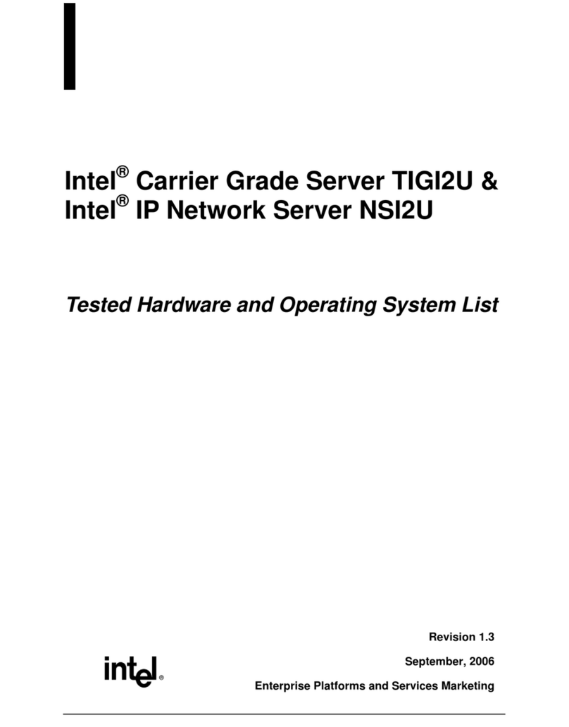 Intel IP Network server NSI2U User manual