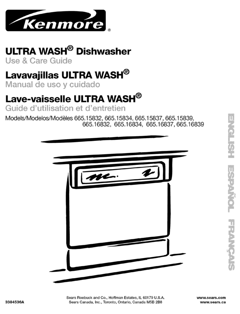 Kenmore ULTRA WASH 665,15752 Use & care guide