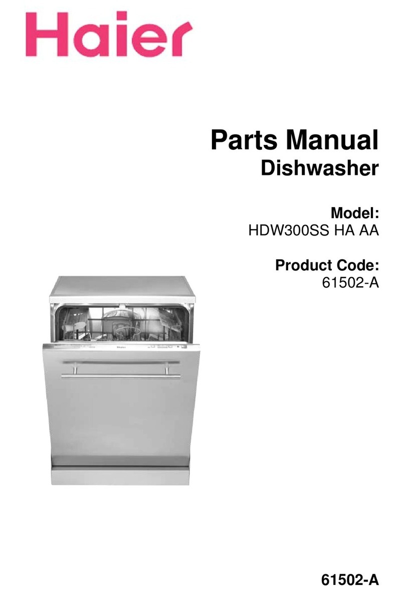 Haier HDW300SS User manual