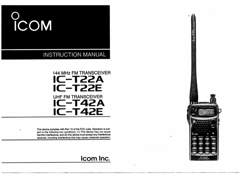Icom IC-T22A User manual