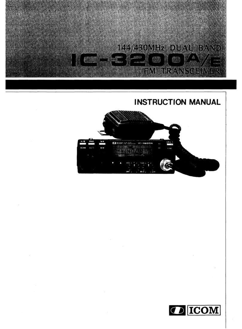 Icom IC-3200A User manual