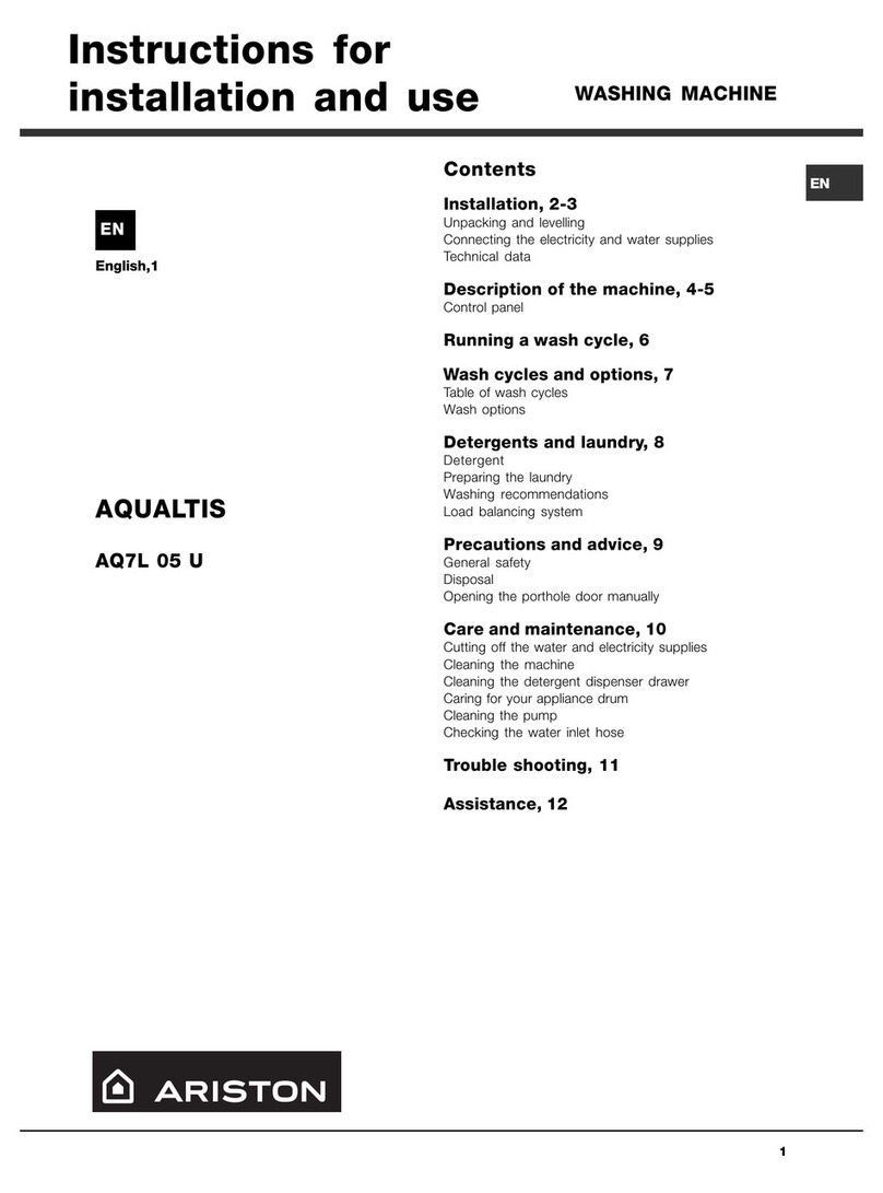 Ariston AQ7L 05 U User manual