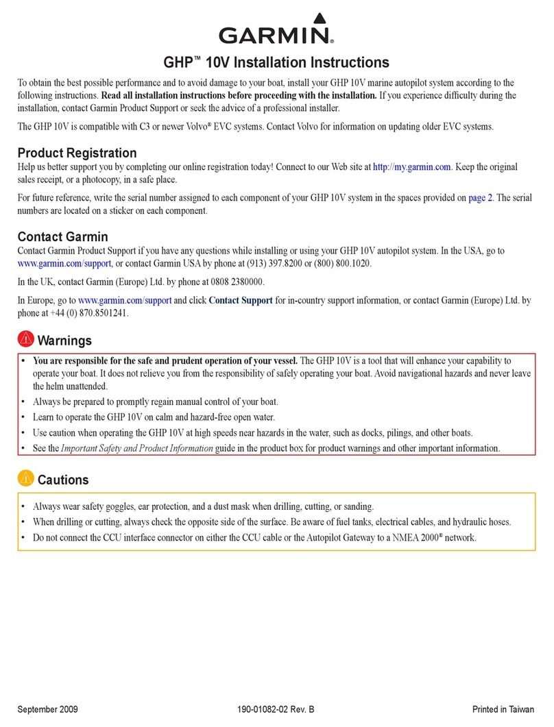 Garmin GHP 10V installation instructions Garmin GHP 10V installation instructions
