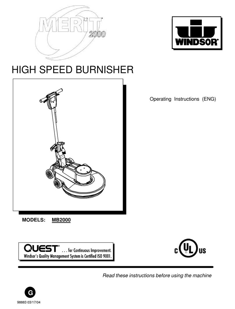 Windsor MB2000 Operator instructions