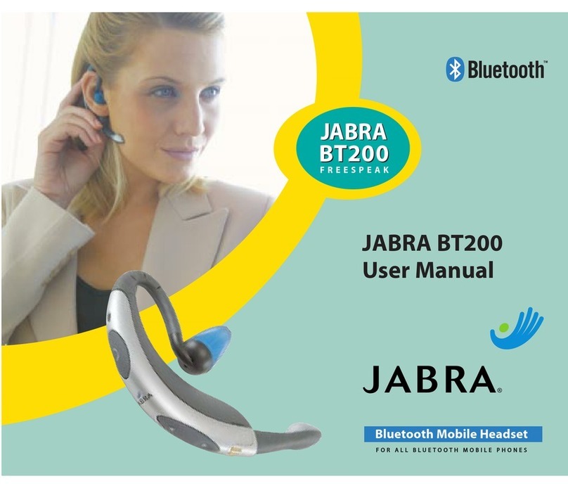 Jabra BT200 - Headset - Over-the-ear User manual