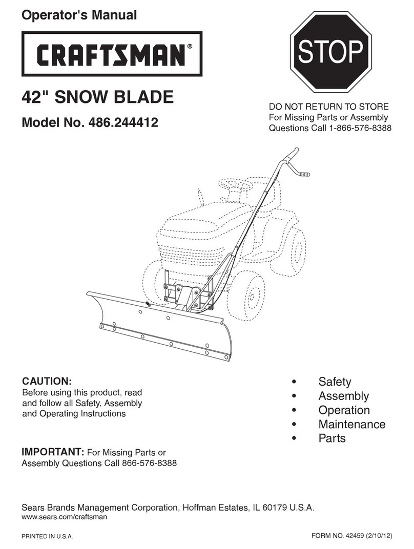 Craftsman 486.244412 Operator's manual