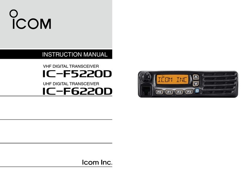 Icom IC-F5220D User manual