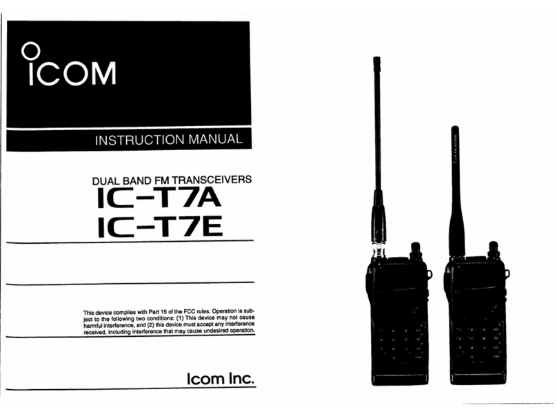 Icom IC-T7A User manual