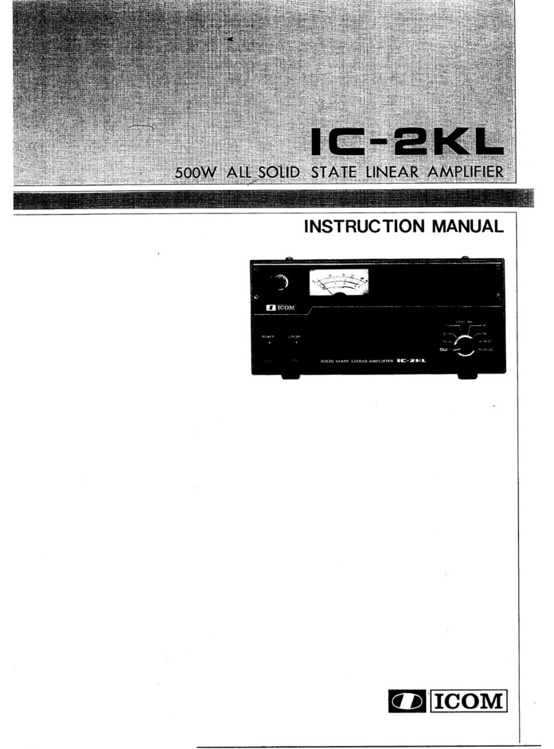 Icom IC-2KL User manual Icom IC-2KL User manual