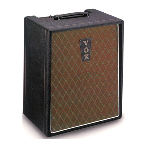 Vox T25 Bass Amplifier manual&nbsp;