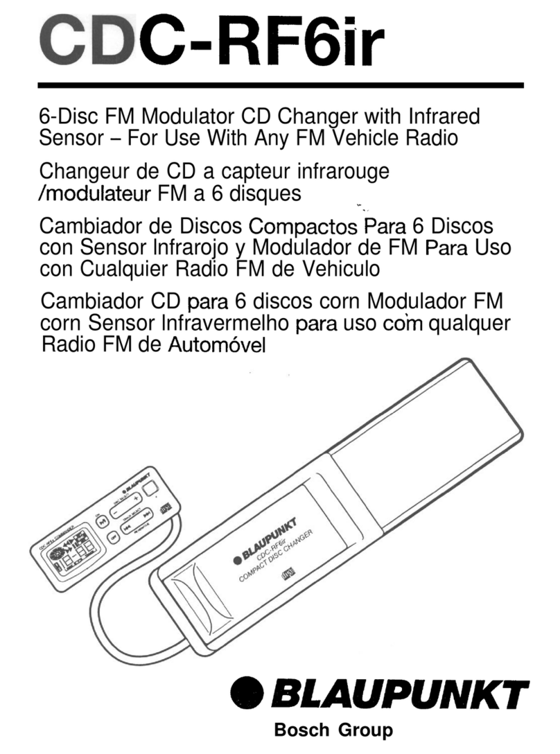 Blaupunkt CDC RF6ir manual&nbsp;