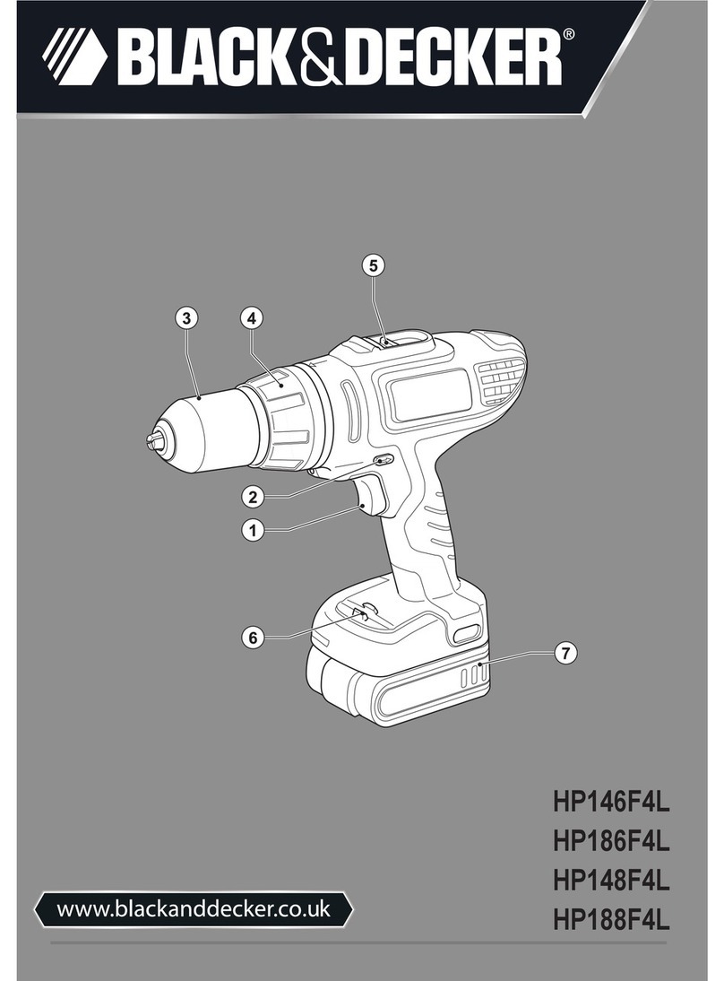 Black & Decker HP146F4L User manual