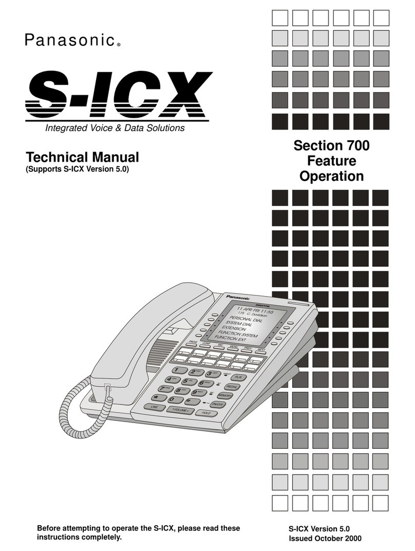 Panasonic S-ICX User manual Panasonic S-ICX User manual