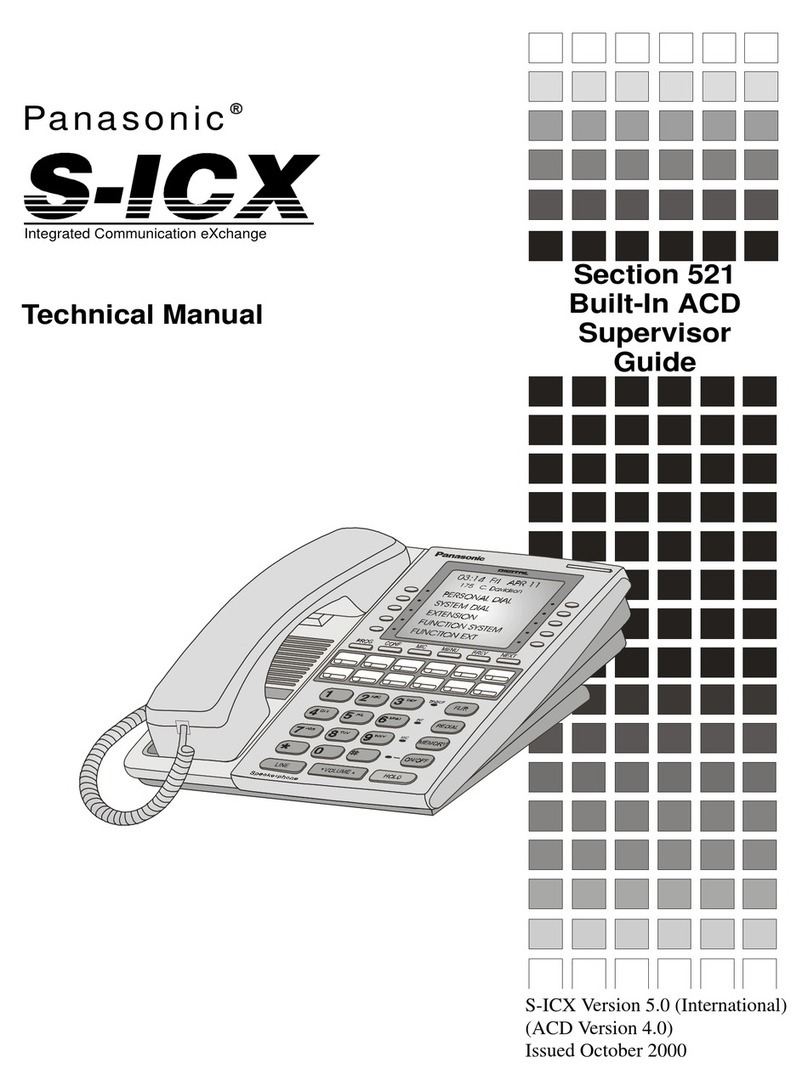 Panasonic S-ICX Technical manual