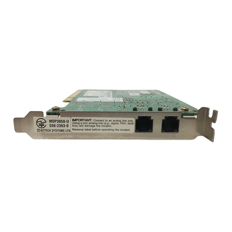 Aztech MDP3858A Series User manual