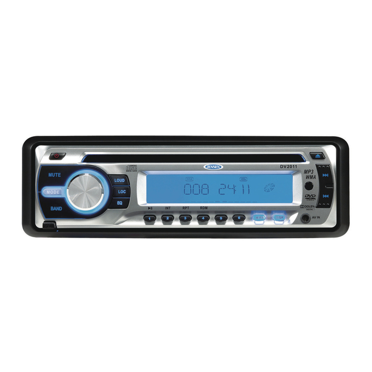 Jensen DV2011 User manual
